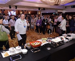 U.S. cheese display featured at Food & Hotel Asia.